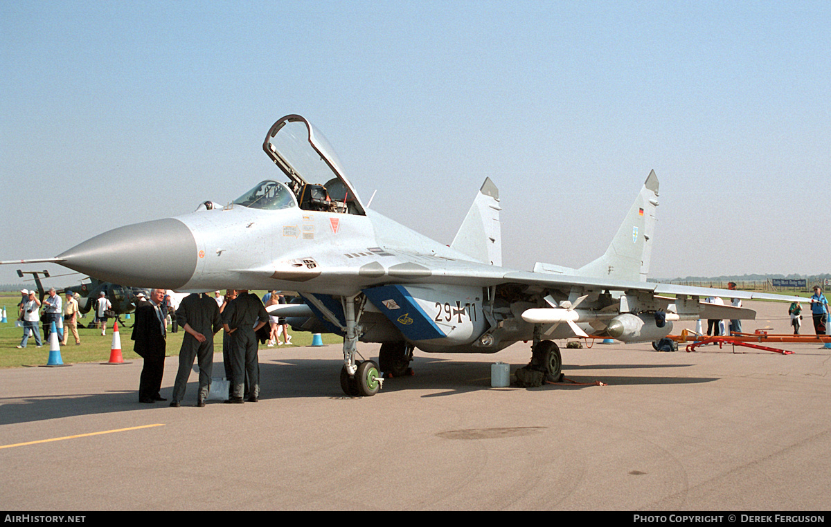 Aircraft Photo of 2911 | Mikoyan-Gurevich MiG-29 | Germany - Air Force | AirHistory.net #629328