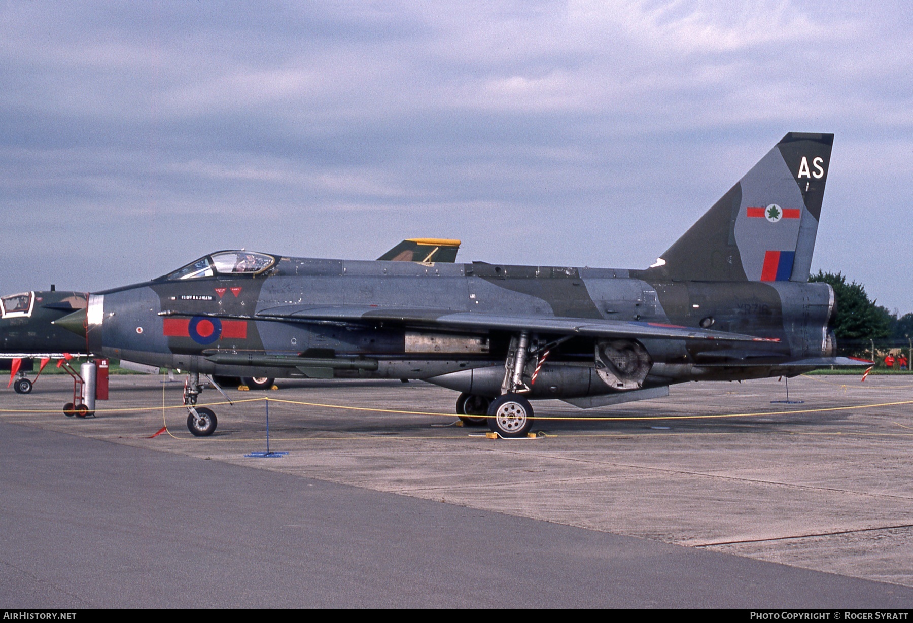 Aircraft Photo of XR716 | English Electric Lightning F3 | UK - Air Force | AirHistory.net #629367