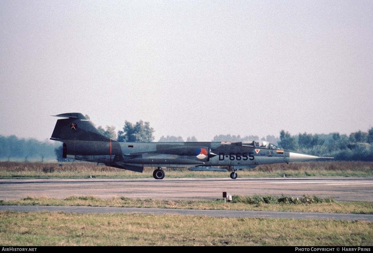 Aircraft Photo of D-6655 | Lockheed F-104G Starfighter | Netherlands - Air Force | AirHistory.net #629375