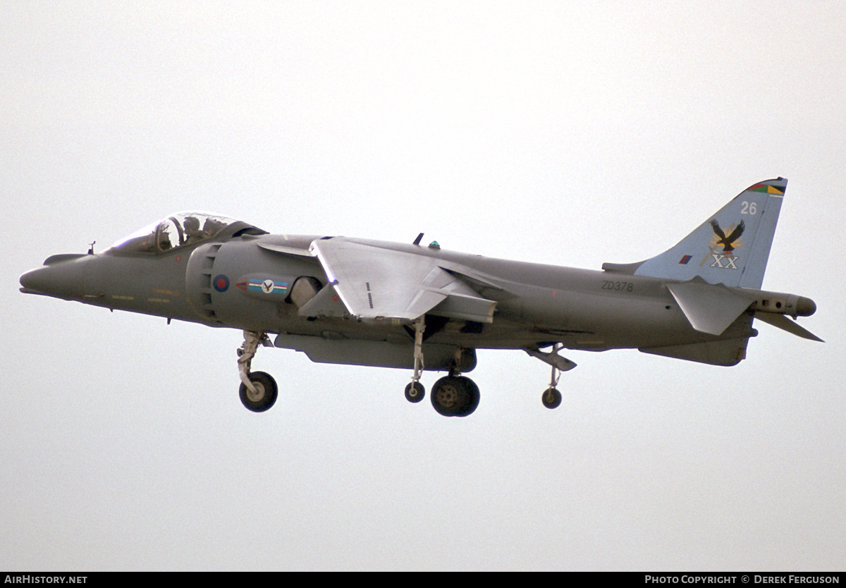 Aircraft Photo of ZD378 | British Aerospace Harrier GR7 | UK - Air Force | AirHistory.net #629385