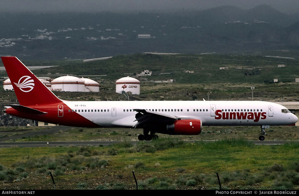 Aircraft Photo of SE-DSL | Boeing 757-236 | Sunways | AirHistory.net #629390