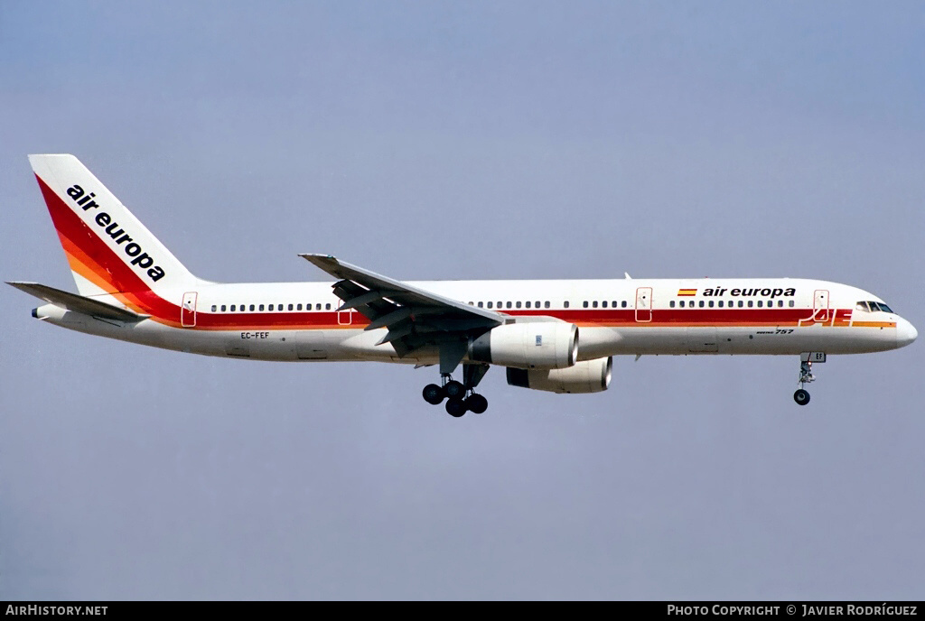 Aircraft Photo of EC-FEF | Boeing 757-236 | Air Europa | AirHistory.net #629391