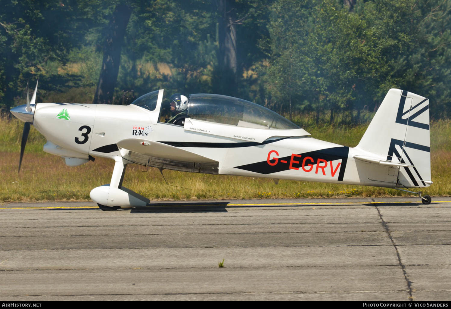 Aircraft Photo of G-EGRV | Van's RV-8 | Team Raven | AirHistory.net #629416