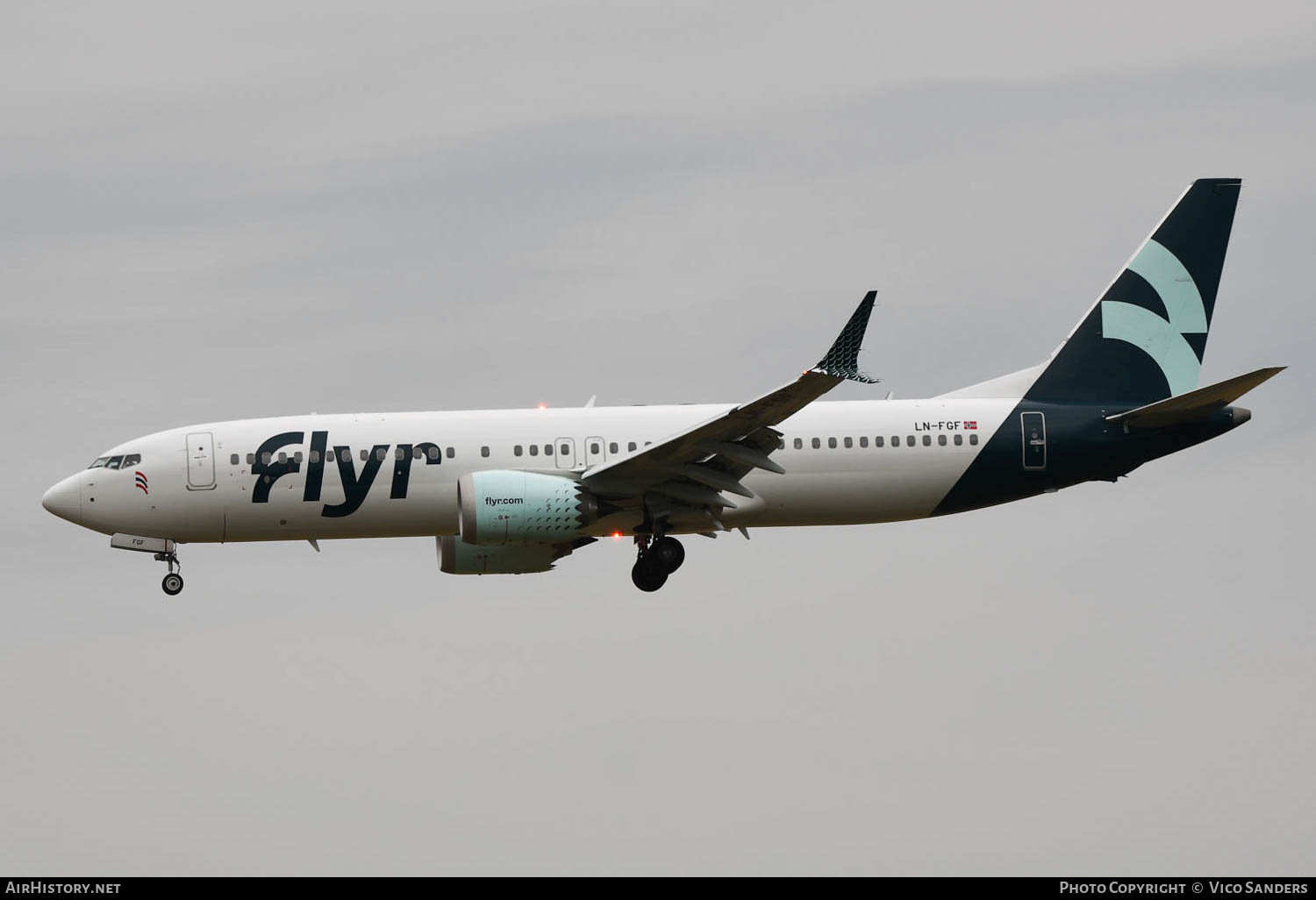Aircraft Photo of LN-FGF | Boeing 737-8 Max 8 | Flyr | AirHistory.net #629421