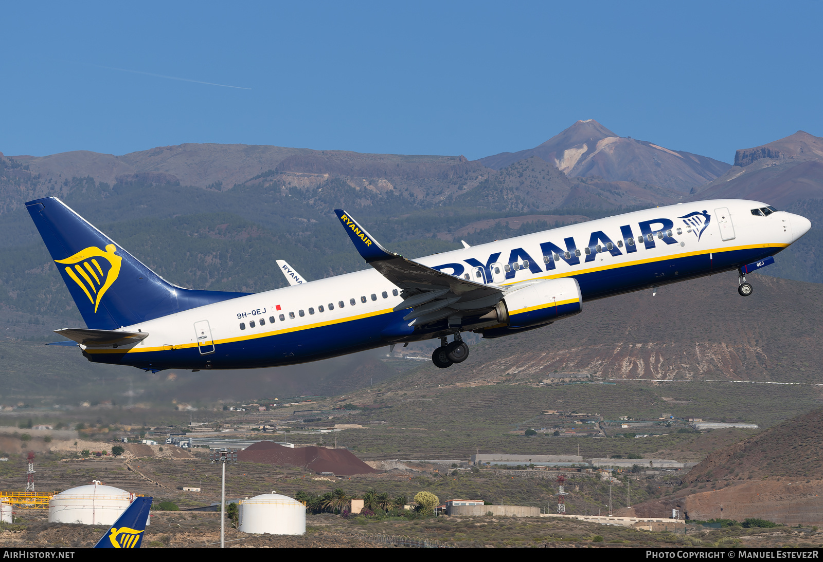 Aircraft Photo of 9H-QEJ | Boeing 737-8AS | Ryanair | AirHistory.net #629489