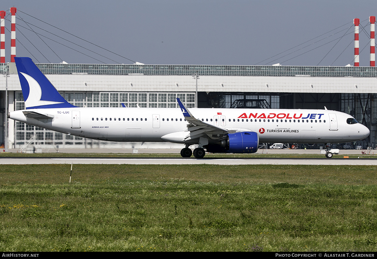 Aircraft Photo of TC-LUC | Airbus A321-271NX | AnadoluJet | AirHistory.net #629493