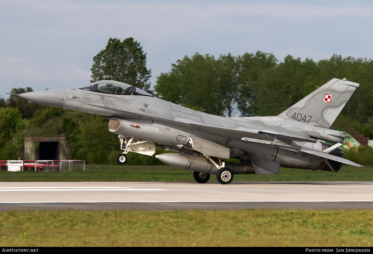 Aircraft Photo of 4047 | Lockheed Martin F-16C Fighting Falcon | Poland - Air Force | AirHistory.net #629497