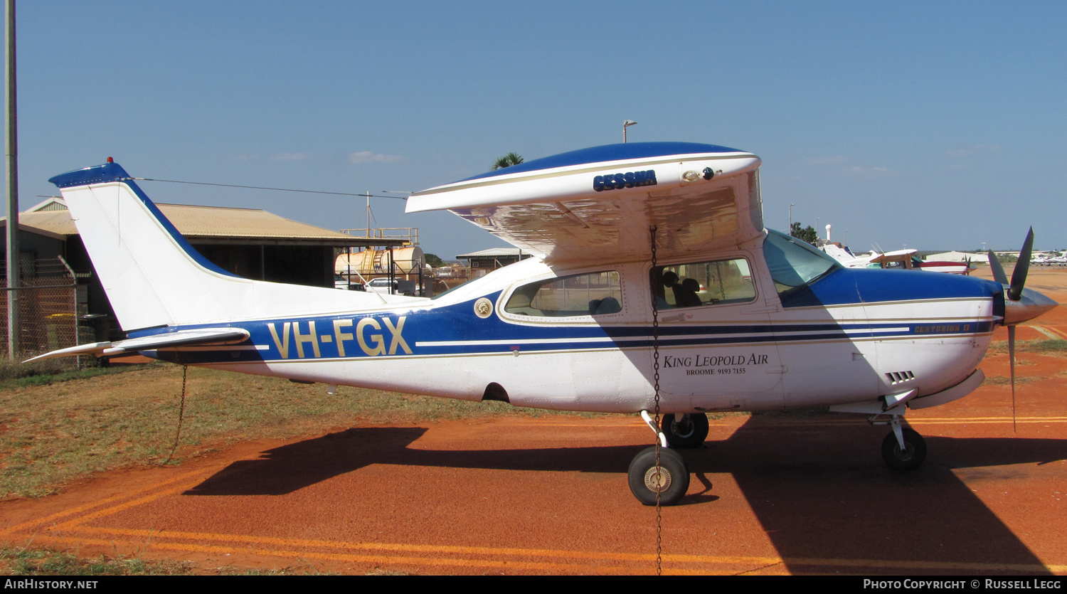Aircraft Photo of VH-FGX | Cessna 210N Centurion | King Leopold Air | AirHistory.net #629503