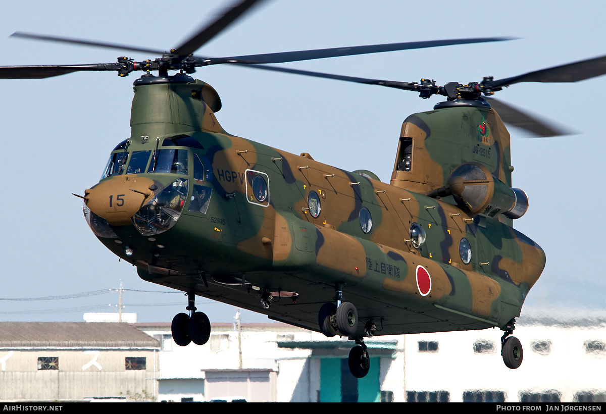 Aircraft Photo of 52915 | Boeing CH-47J Chinook (414) | Japan - Air Force | AirHistory.net #629504
