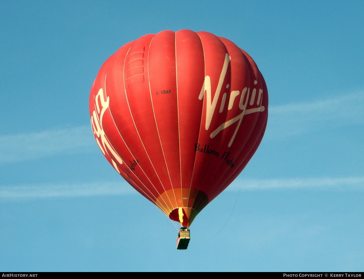 Aircraft Photo of G-VBAP | Cameron A-400 | Virgin Balloon Flights | AirHistory.net #629506