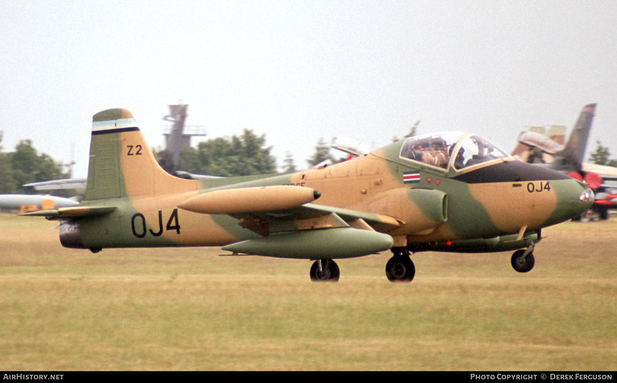 Aircraft Photo of G-UNNY / OJ4 | BAC 167 Strikemaster Mk87 | Botswana - Air Force | AirHistory.net #629509