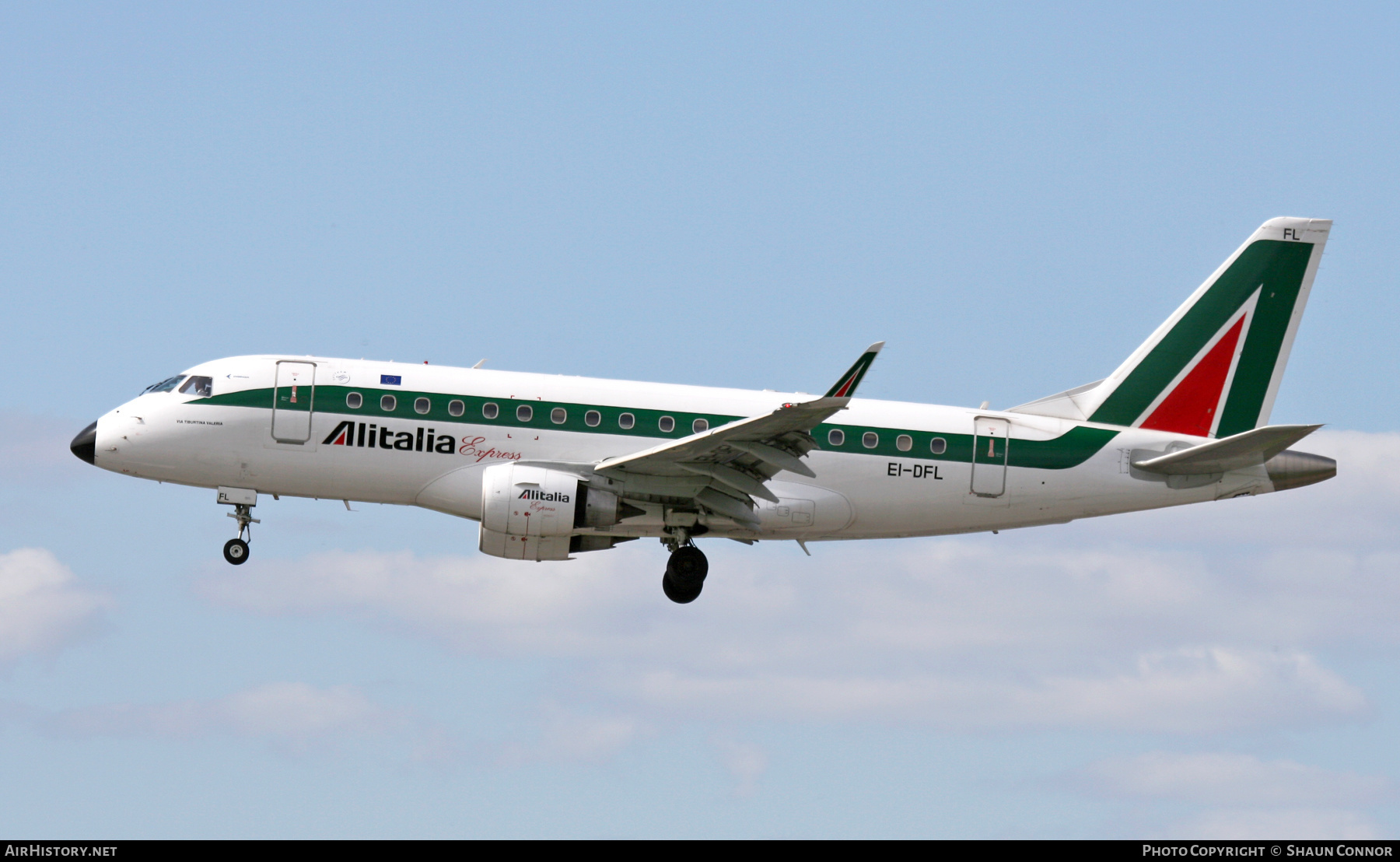 Aircraft Photo of EI-DFL | Embraer 170LR (ERJ-170-100LR) | Alitalia Express | AirHistory.net #629515