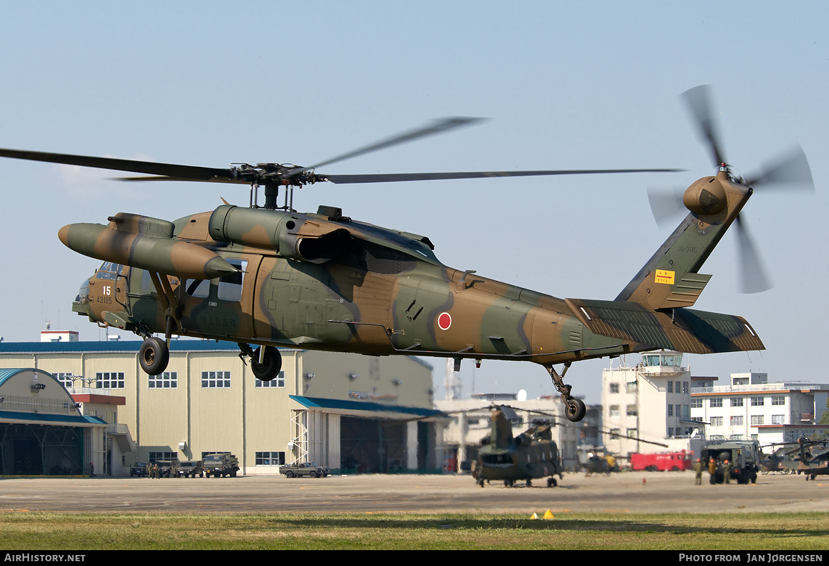 Aircraft Photo of 43115 | Sikorsky UH-60JA (S-70A-12) | Japan - Army | AirHistory.net #629530