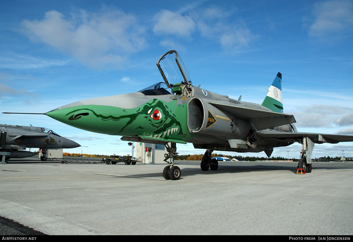 Aircraft Photo of 37386 | Saab JA37DI Viggen | Sweden - Air Force | AirHistory.net #629534