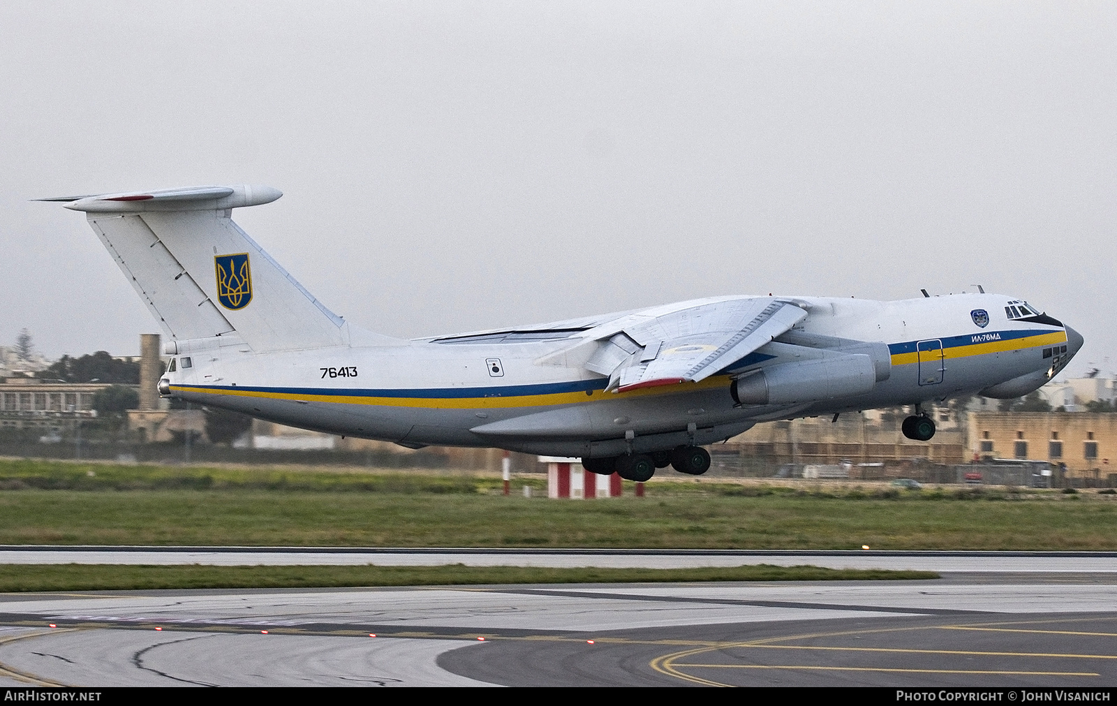 Aircraft Photo of 76413 | Ilyushin Il-76MD | Ukraine - Air Force | AirHistory.net #629543