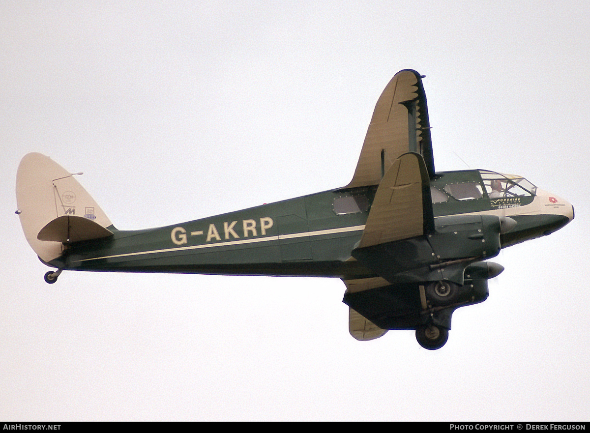 Aircraft Photo of G-AKRP | De Havilland D.H. 89A Dragon Rapide | AirHistory.net #629558
