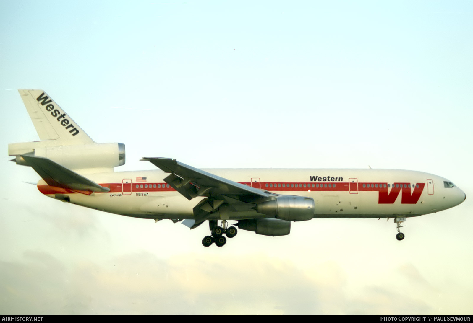 Aircraft Photo of N915WA | McDonnell Douglas DC-10-10 | Western Airlines | AirHistory.net #629571