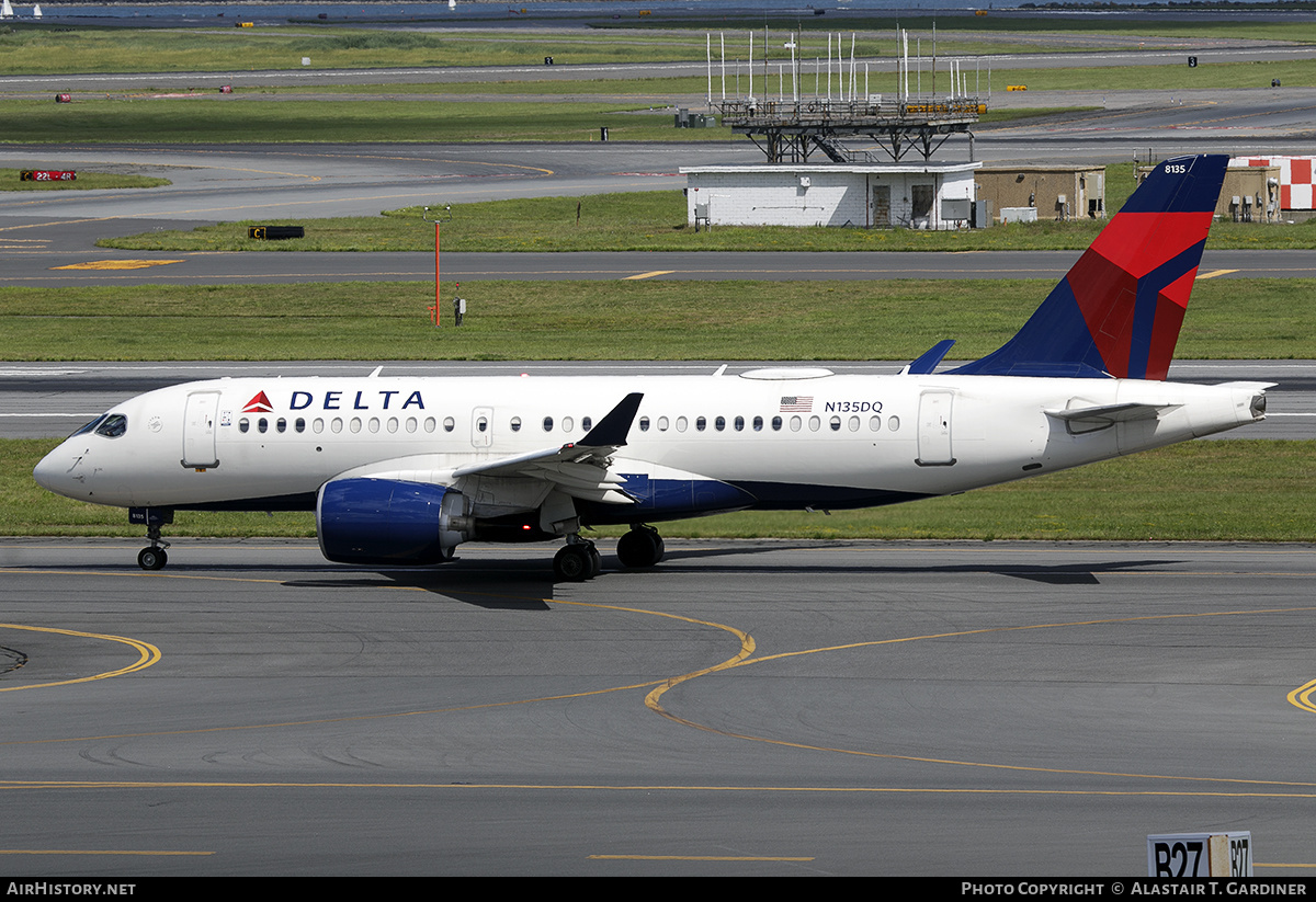 Aircraft Photo of N135DQ | Airbus A220-171 (BD-500-1A10) | Delta Air Lines | AirHistory.net #629575