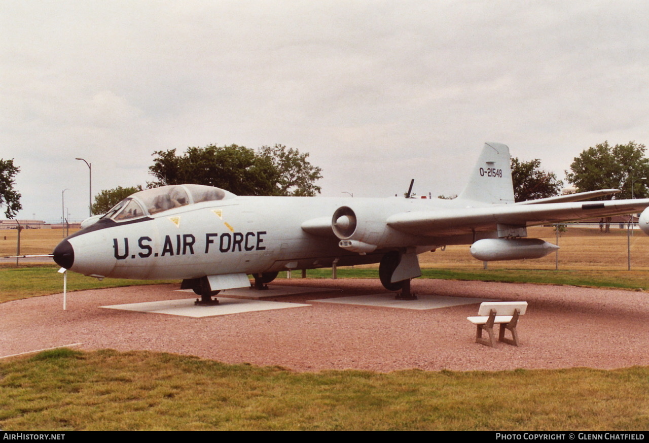 Aircraft Photo of 52-1548 / 0-21548 | Martin EB-57B Canberra | USA - Air Force | AirHistory.net #629576