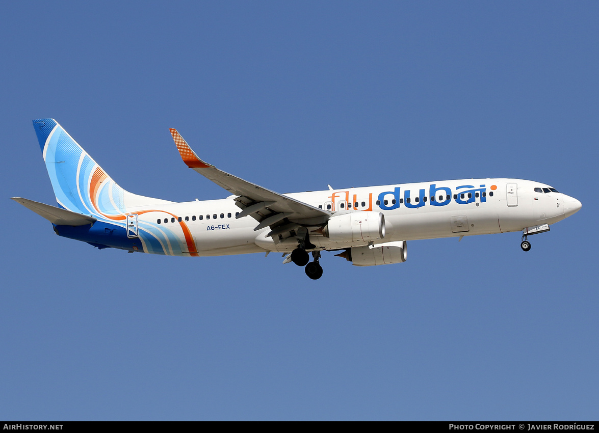 Aircraft Photo of A6-FEX | Boeing 737-8KN | Flydubai | AirHistory.net #629584