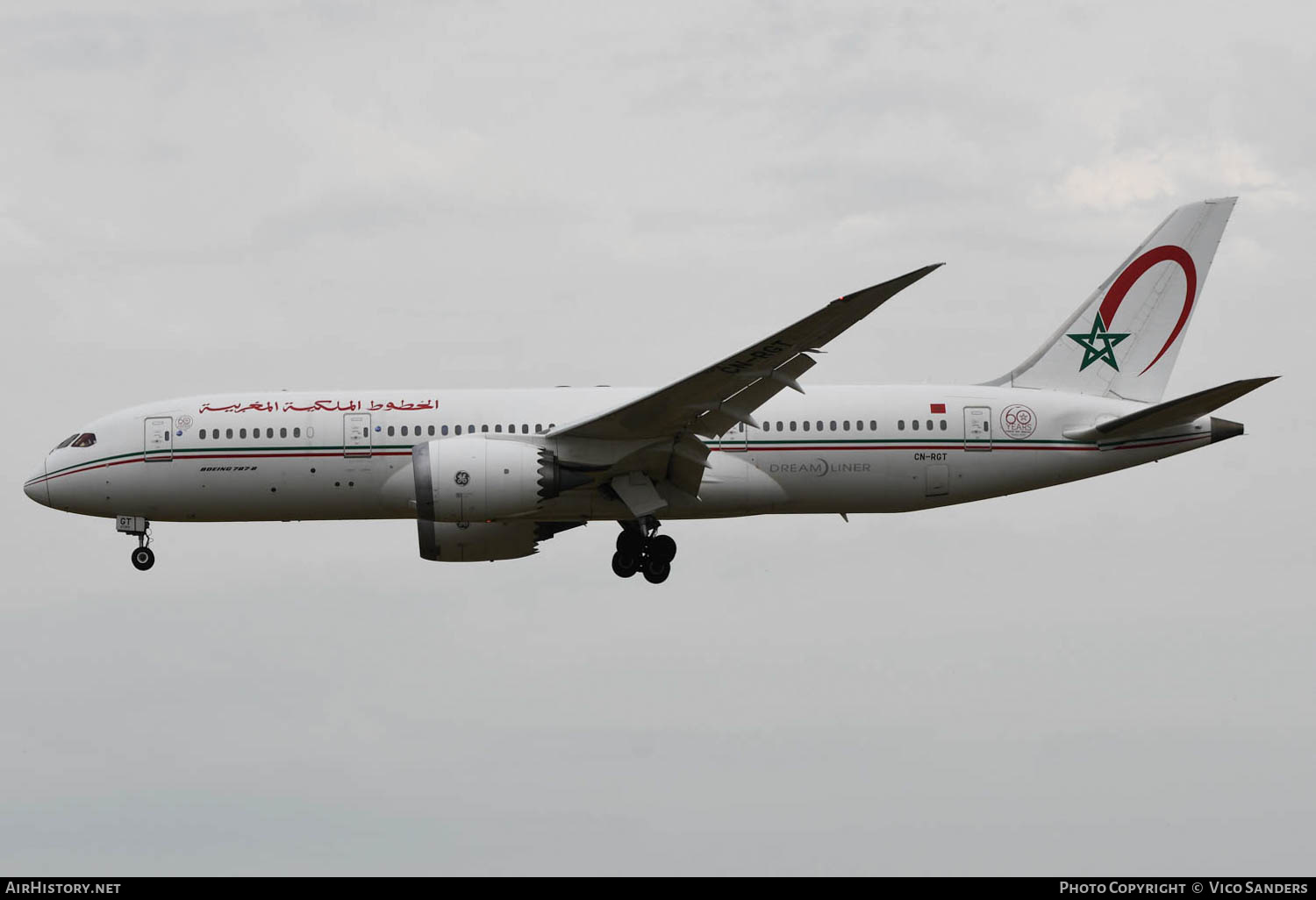 Aircraft Photo of CN-RGT | Boeing 787-8 Dreamliner | Royal Air Maroc - RAM | AirHistory.net #629626