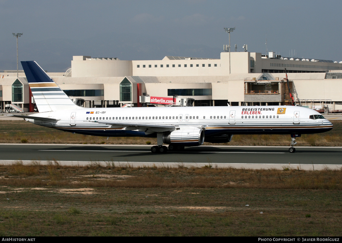 Aircraft Photo of EC-ISY | Boeing 757-256 | Privilege Style | AirHistory.net #629631