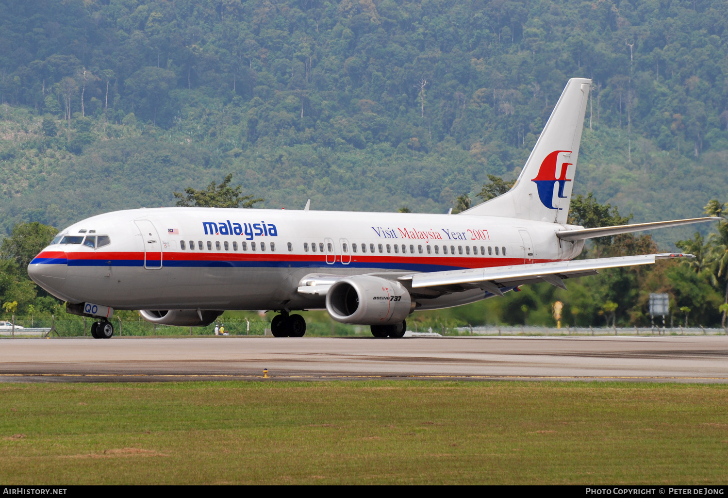 Aircraft Photo of 9M-MQO | Boeing 737-4H6 | Malaysia Airlines | AirHistory.net #629644