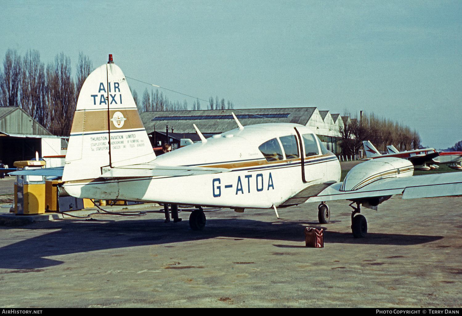 Aircraft Photo of G-ATOA | Piper PA-23-160 Apache G | Thurston Aviation | AirHistory.net #629650