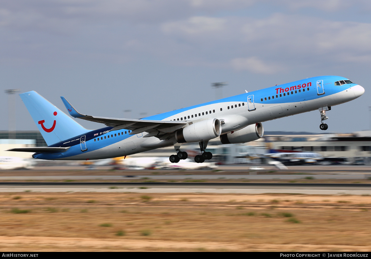 Aircraft Photo of G-OOBP | Boeing 757-2G5 | Thomson Airways | AirHistory.net #629658