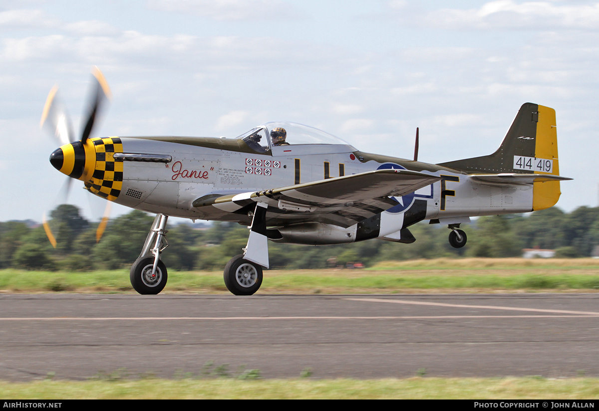 Aircraft Photo of G-MSTG / 414419 | North American P-51D Mustang | USA - Air Force | AirHistory.net #629707