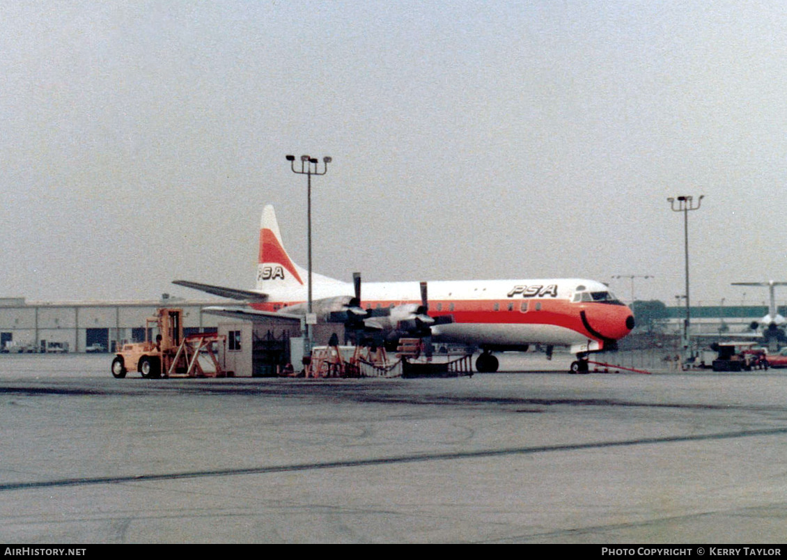Aircraft Photo of N6118A | Lockheed L-188A Electra | PSA - Pacific Southwest Airlines | AirHistory.net #629708