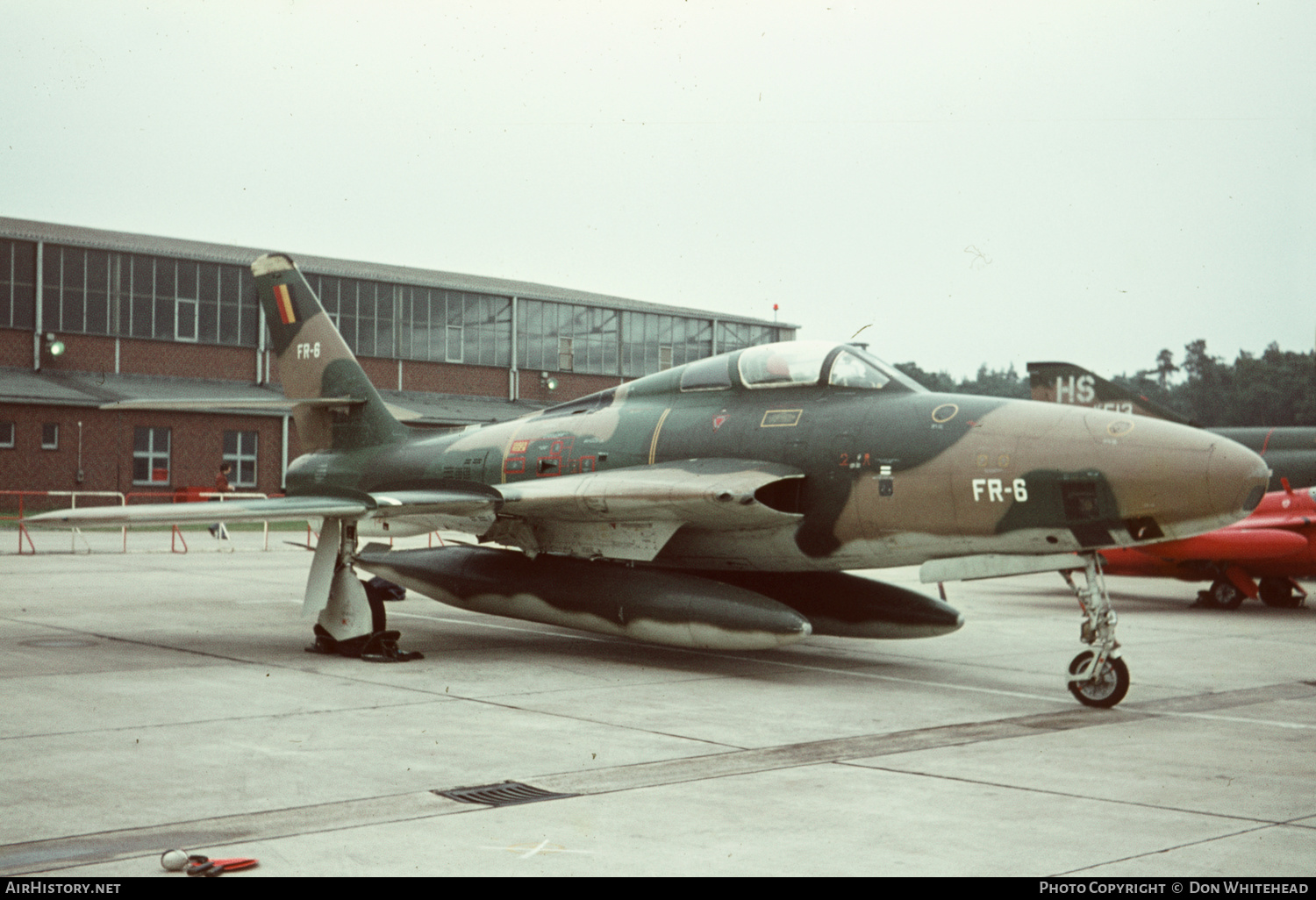 Aircraft Photo of FR-6 | Republic RF-84F Thunderflash | Belgium - Air Force | AirHistory.net #629747
