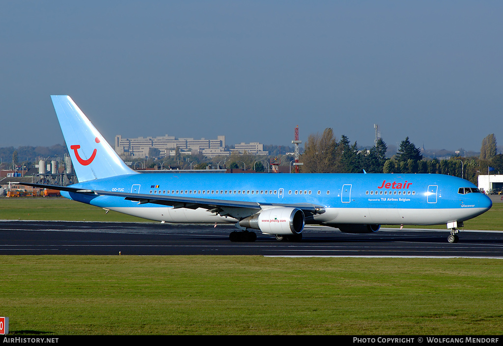 Aircraft Photo of OO-TUC | Boeing 767-341/ER | Jetair | AirHistory.net #629764