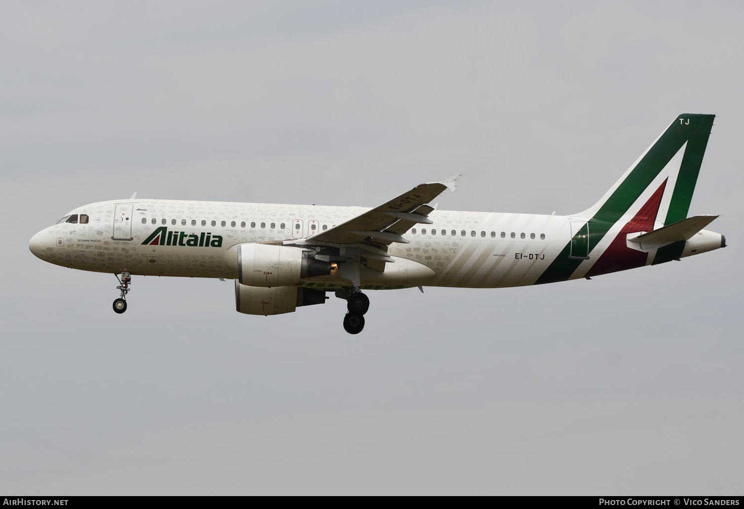 Aircraft Photo of EI-DTJ | Airbus A320-216 | Alitalia | AirHistory.net #629775