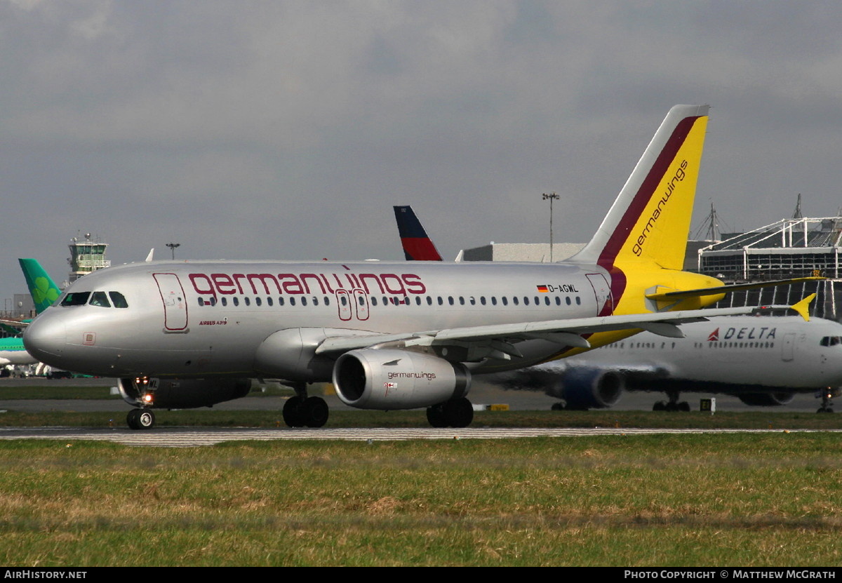 Aircraft Photo of D-AGWL | Airbus A319-132 | Germanwings | AirHistory.net #629797