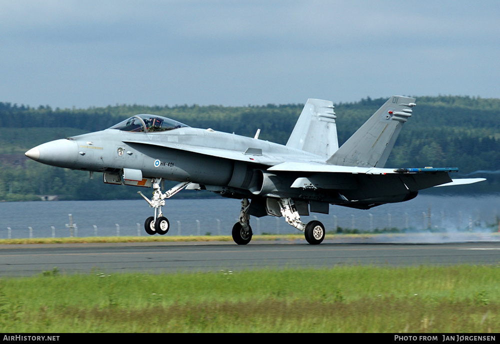 Aircraft Photo of HN-401 | McDonnell Douglas F/A-18C Hornet | Finland - Air Force | AirHistory.net #629802