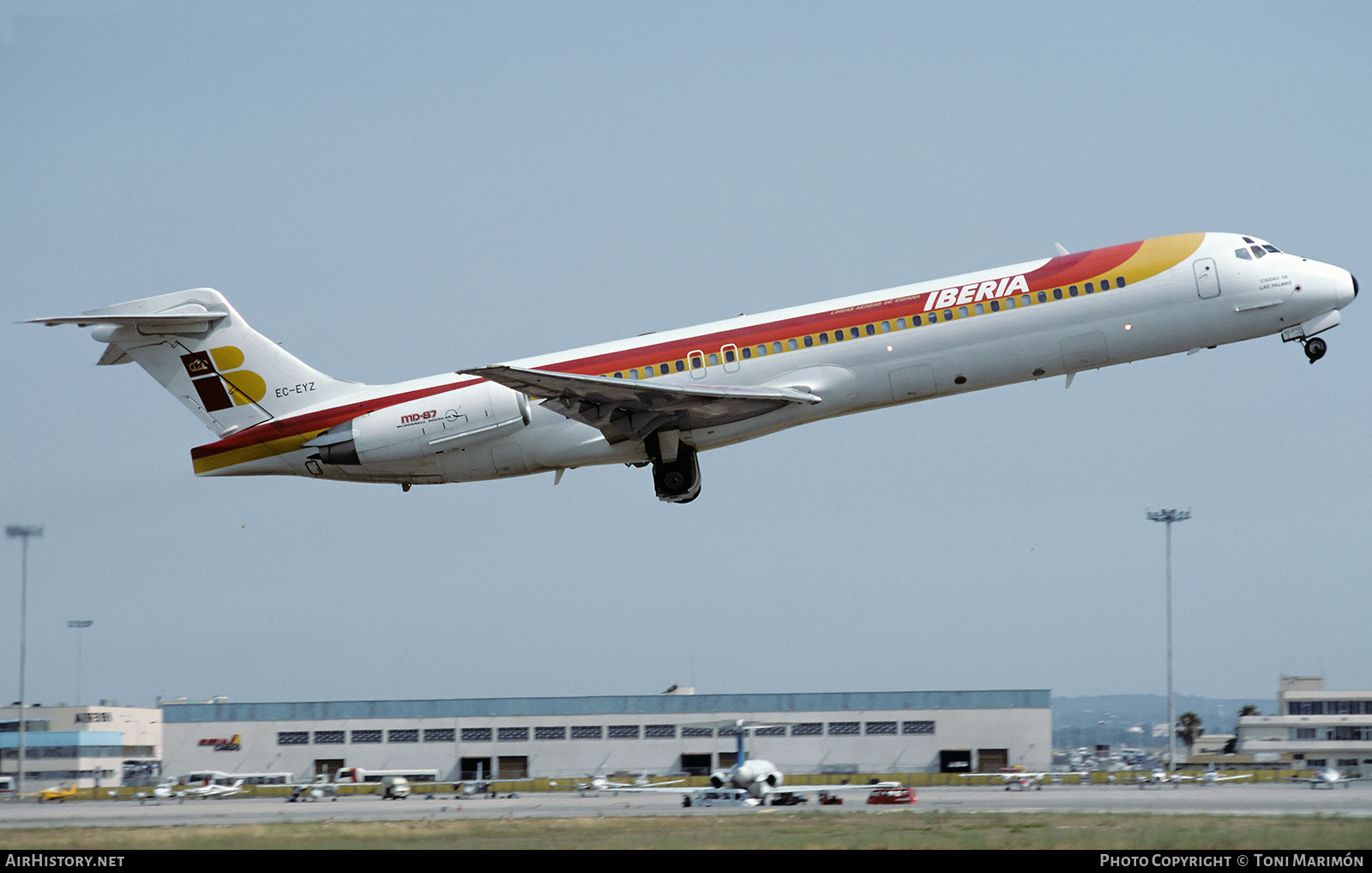 Aircraft Photo of EC-EYZ | McDonnell Douglas MD-87 (DC-9-87) | Iberia | AirHistory.net #629805