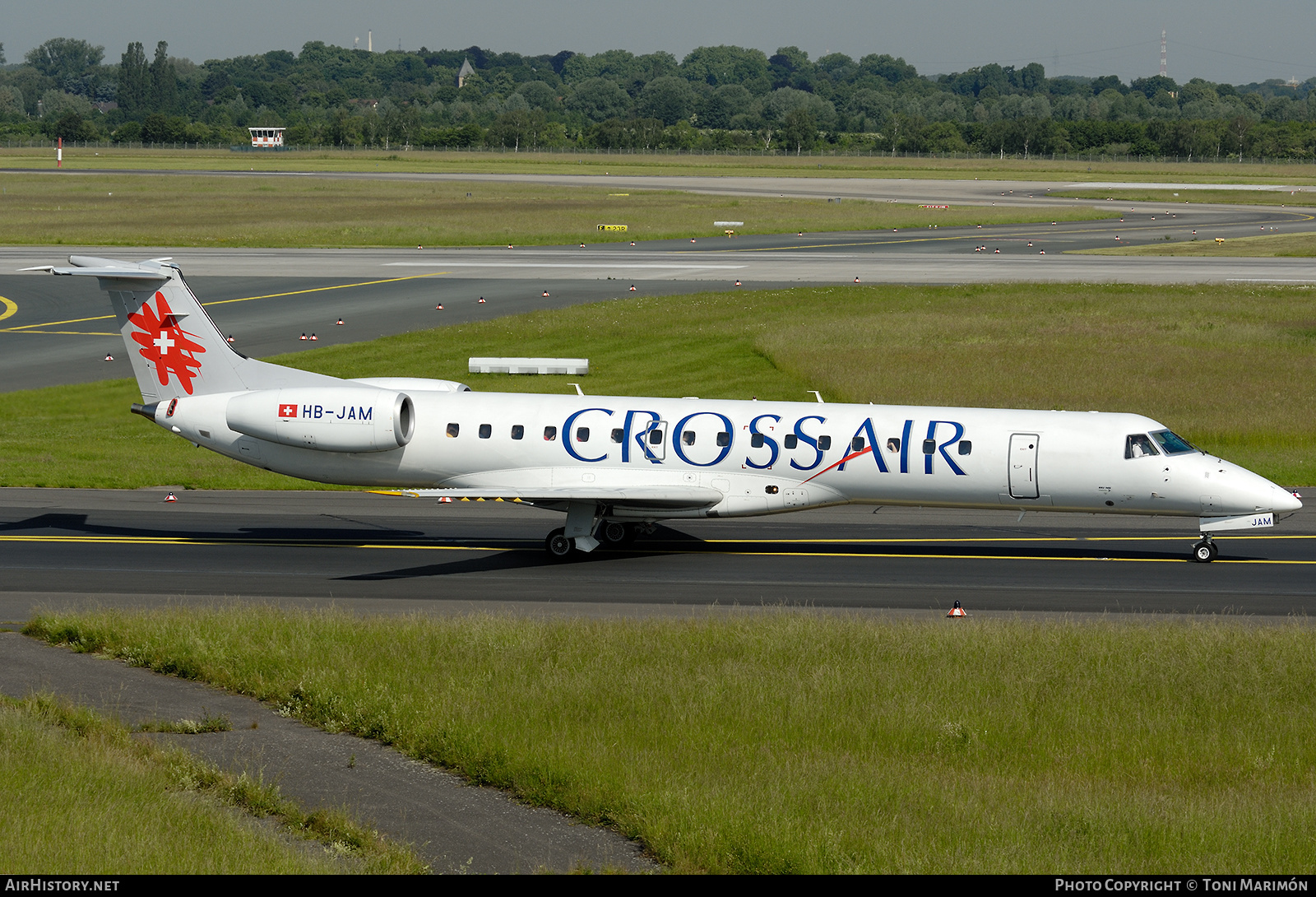 Aircraft Photo of HB-JAM | Embraer ERJ-145LU (EMB-145LU) | Crossair | AirHistory.net #629809