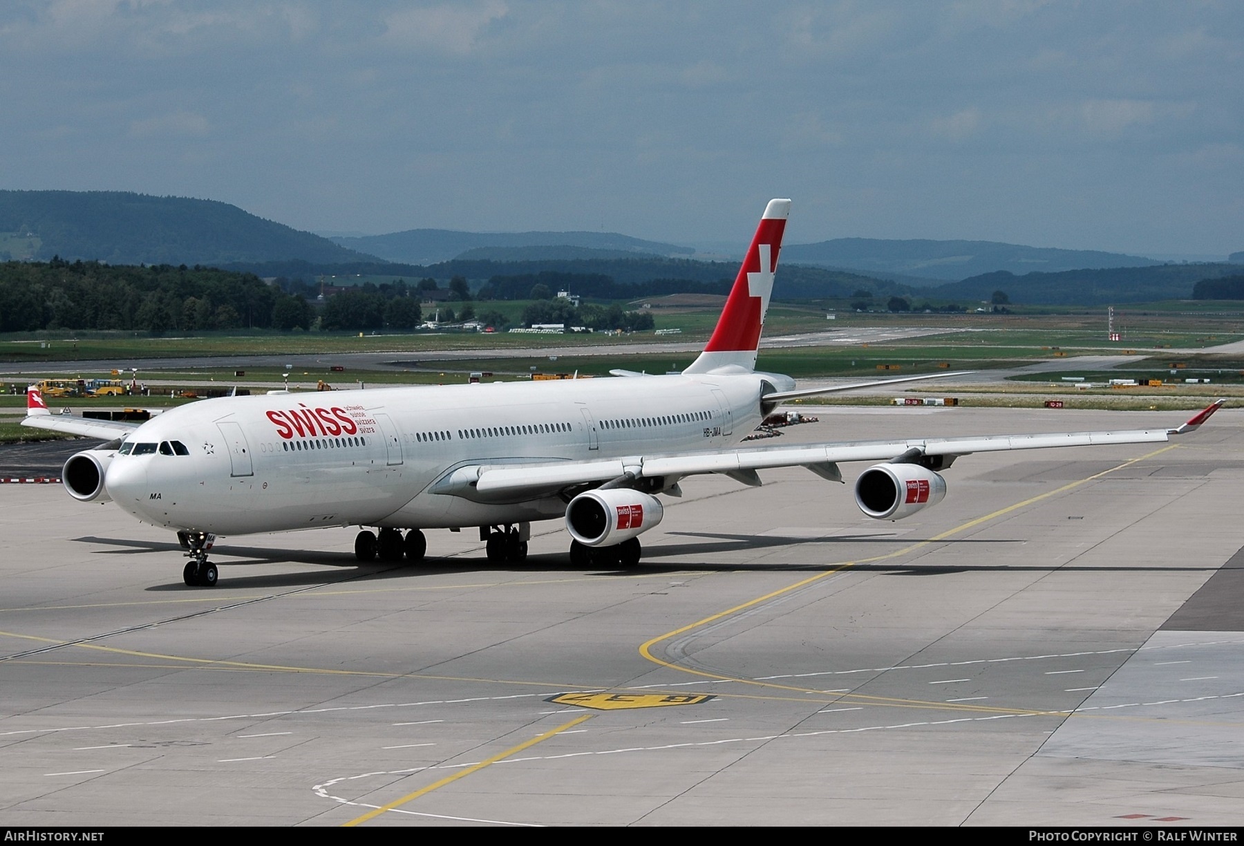 Aircraft Photo of HB-JMA | Airbus A340-313 | Swiss International Air Lines | AirHistory.net #629823