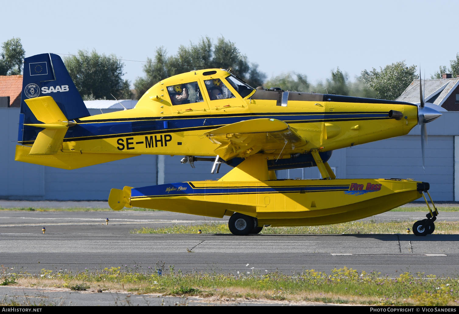 Aircraft Photo of SE-MHP | Air Tractor AT-802F Fire Boss (AT-802A) | Saab Technologies | AirHistory.net #629828