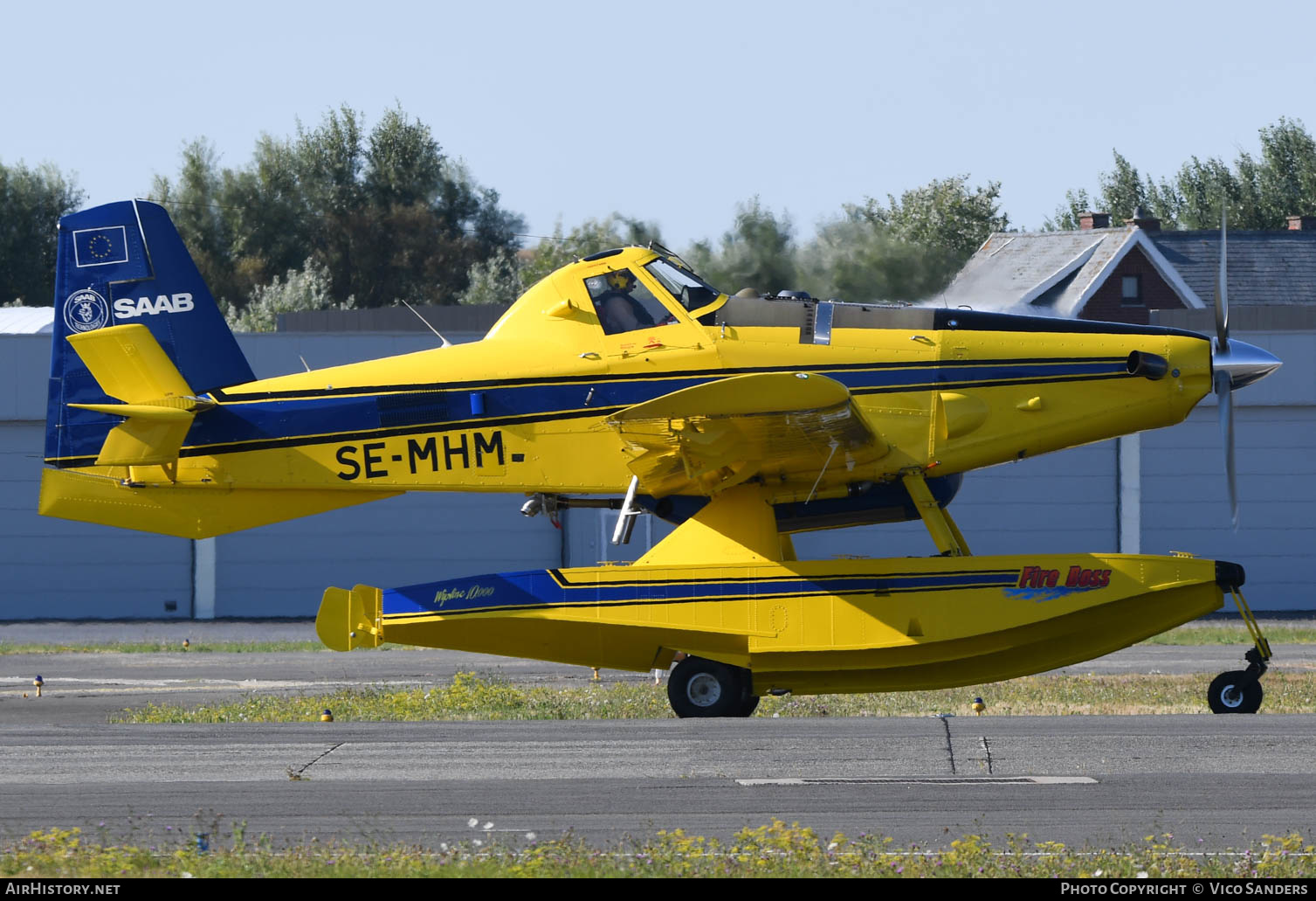 Aircraft Photo of SE-MHM | Air Tractor AT-802F Fire Boss (AT-802A) | Saab Technologies | AirHistory.net #629833