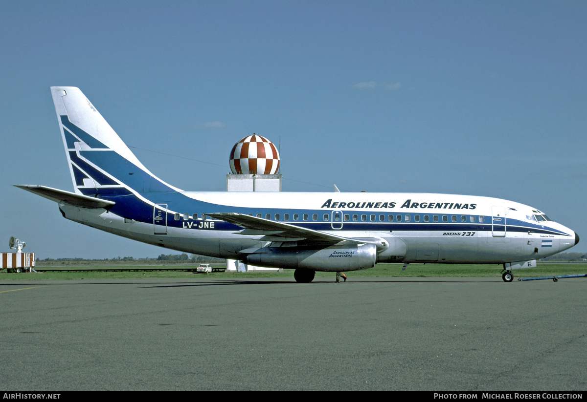 Aircraft Photo of LV-JNE | Boeing 737-287C | Aerolíneas Argentinas | AirHistory.net #629835