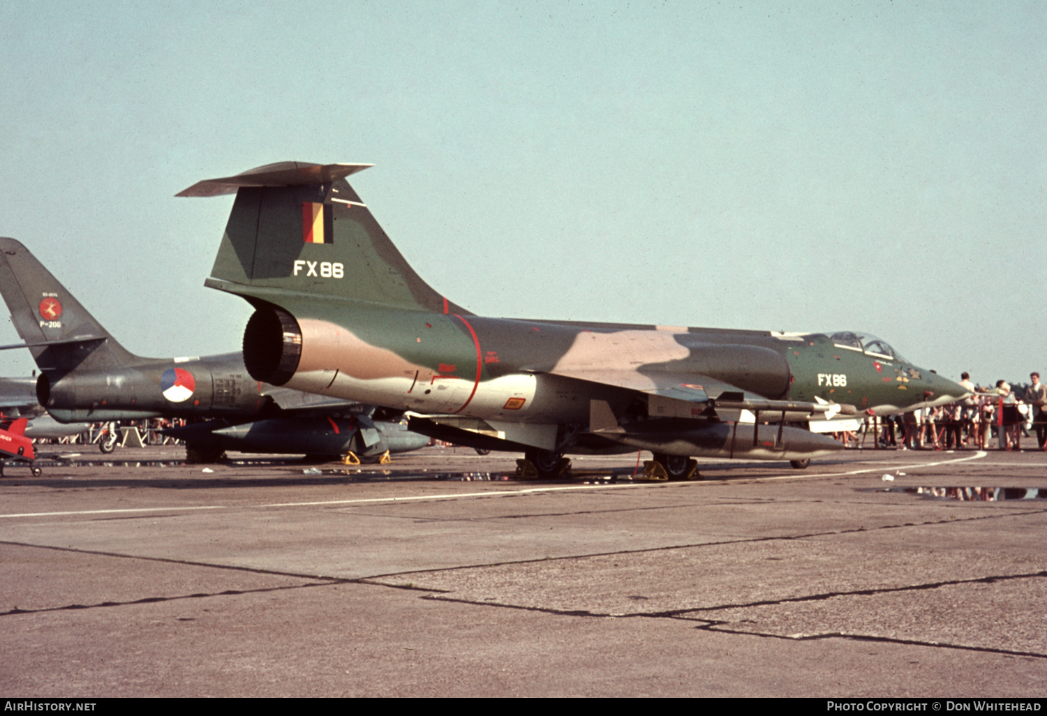 Aircraft Photo of FX86 | Lockheed F-104G Starfighter | Belgium - Air Force | AirHistory.net #629846