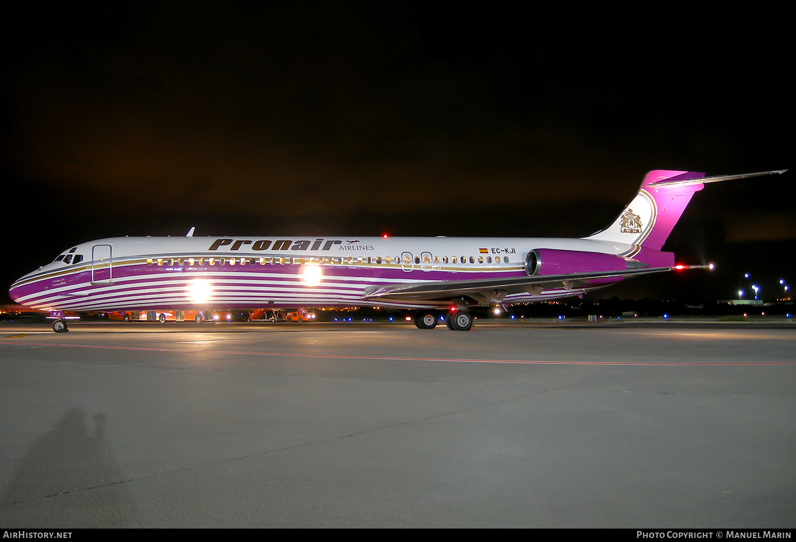 Aircraft Photo of EC-KJI | McDonnell Douglas MD-87 (DC-9-87) | Pronair Airlines | AirHistory.net #629856