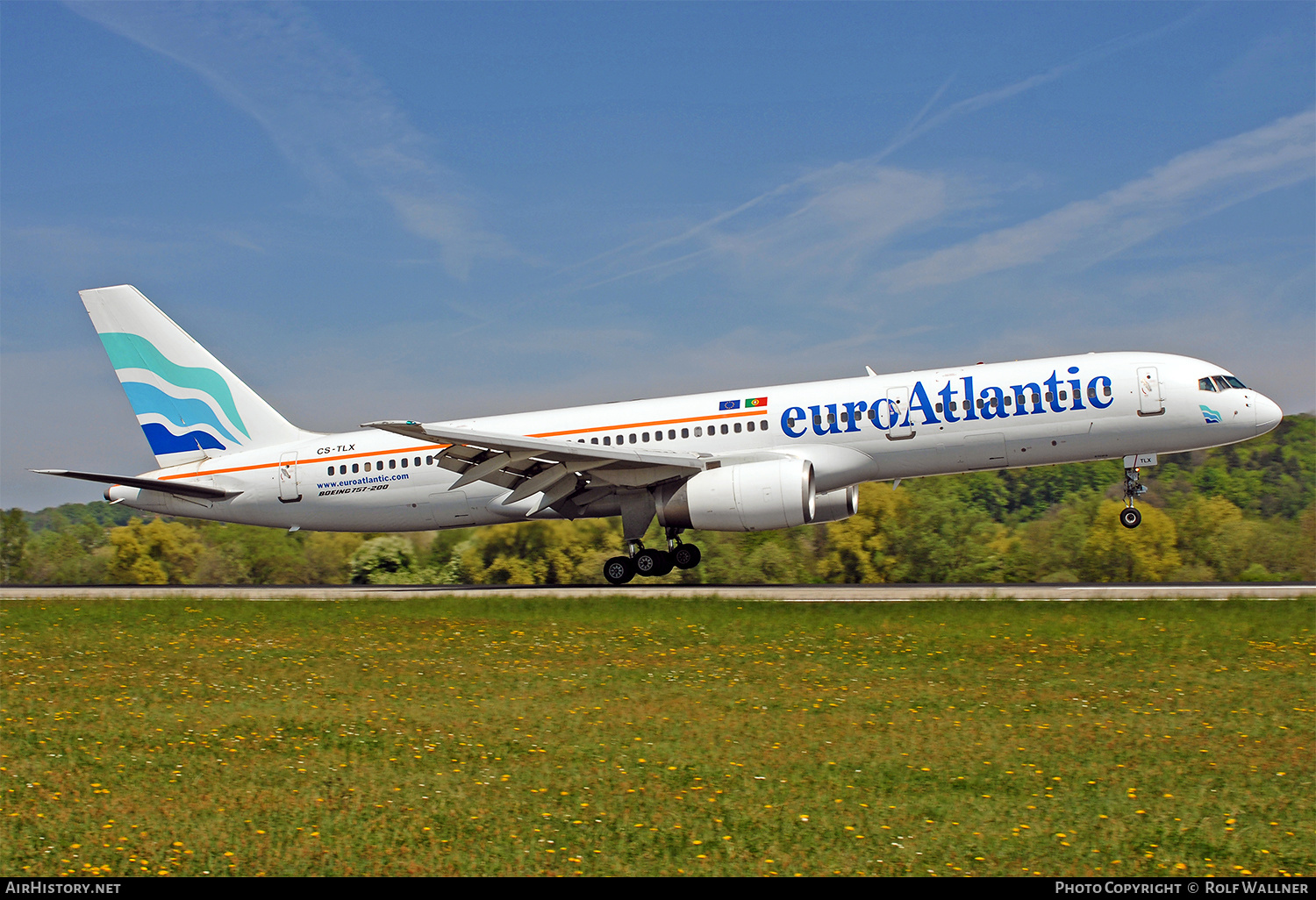 Aircraft Photo of CS-TLX | Boeing 757-2G5 | Euro Atlantic Airways | AirHistory.net #629879