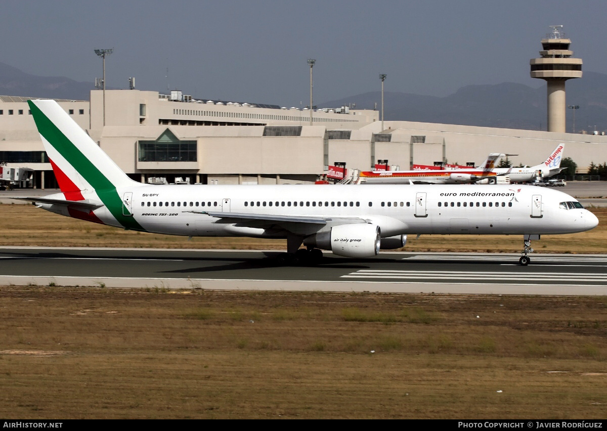 Aircraft Photo of SU-BPY | Boeing 757-2Q8 | Euro Mediterranean Airlines | AirHistory.net #629889