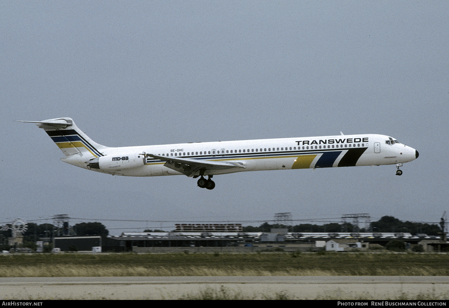 Aircraft Photo of SE-DHC | McDonnell Douglas MD-83 (DC-9-83) | Transwede Airways | AirHistory.net #629945