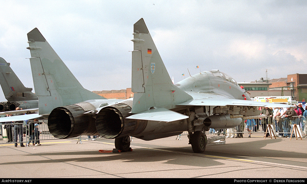 Aircraft Photo of 2923 | Mikoyan-Gurevich MiG-29UB (9-51) | Germany - Air Force | AirHistory.net #629946