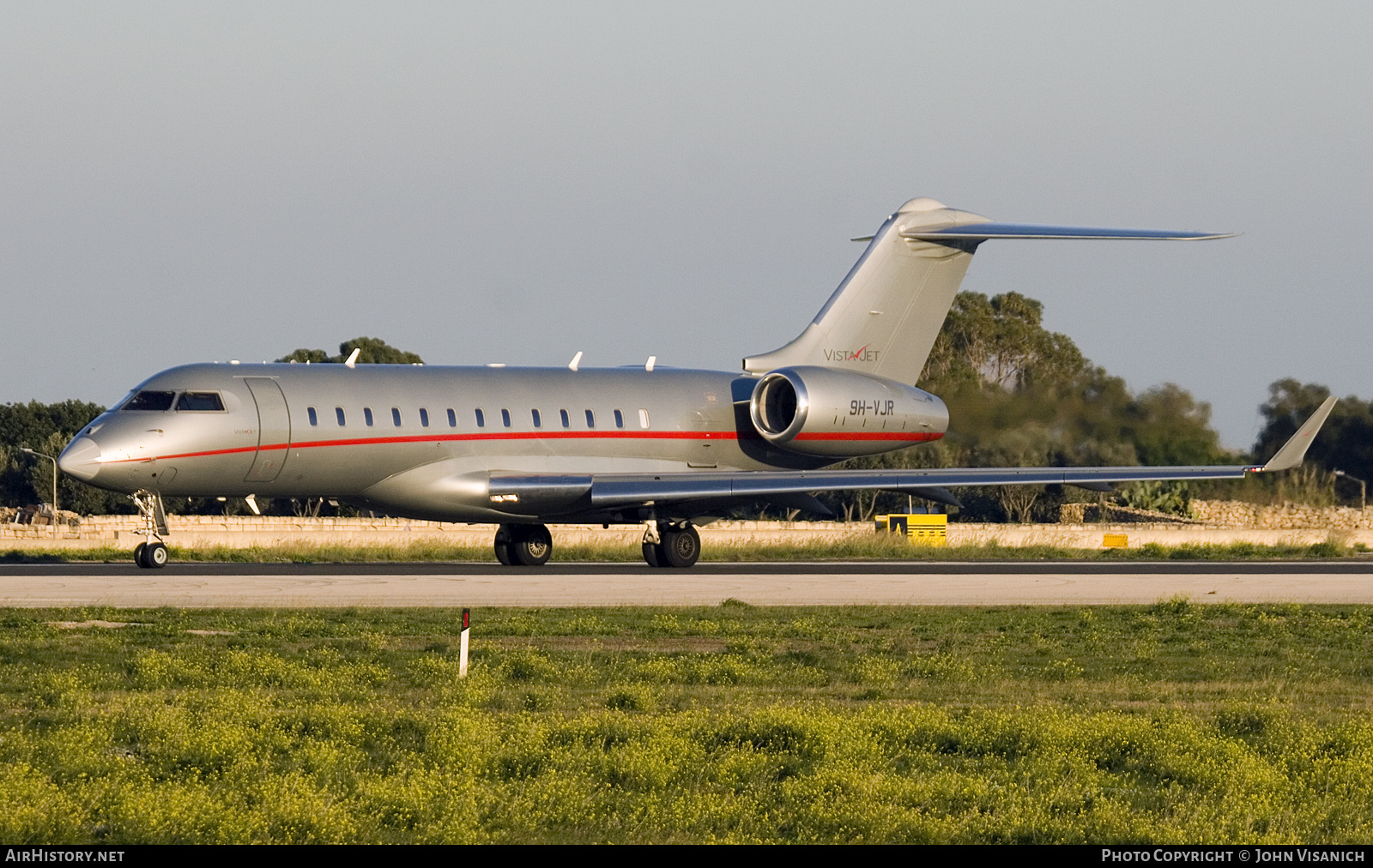 Aircraft Photo of 9H-VJR | Bombardier Global 6000 (BD-700-1A10) | VistaJet | AirHistory.net #629951
