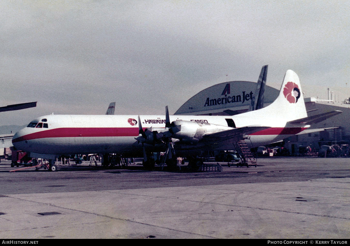 Aircraft Photo of N61AJ | Lockheed L-188A(F) Electra | Hawaiian Air Cargo | AirHistory.net #629986